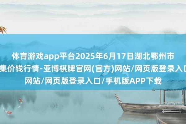 体育游戏app平台2025年6月17日湖北鄂州市蟠龙农产物批发市集价钱行情-亚博棋牌官网(官方)网站/网页版登录入口/手机版APP下载