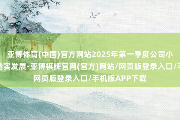 亚博体育(中国)官方网站2025年第一季度公司小分子业务保持踏实发展-亚博棋牌官网(官方)网站/网页版登录入口/手机版APP下载